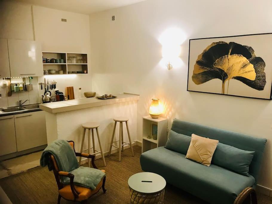 "Les Joncs" Cosy 2 Pieces Cour Intimiste A 5 Min Des Halles ! Apartment Sete Luaran gambar